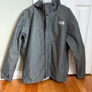 The North Face Men's Charcoal Raincoat